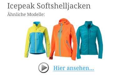 Icepeak Softshell Jacke Damen (auch mit Kapuze): Alle Modelle