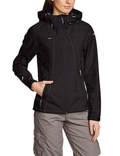 Icepeak Sisko Softshelljacke Damen in Schwarz